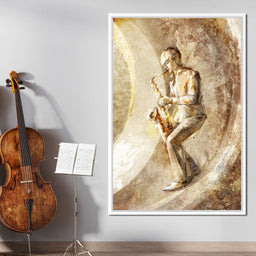 Playing the Saxophone - NicheCanvas