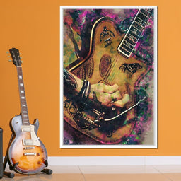 Johnny Depp's Guitar - Abraham Szomor - NicheCanvas