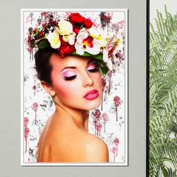 Flower Devine MixArt - Johanjjf - NicheCanvas