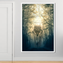 Wolf Walking - Alex Graphex - NicheCanvas