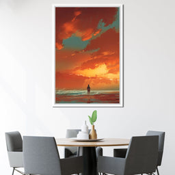 Admiring The Sunset - NicheCanvas