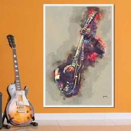 James Hetfield's Electric Guitar - Abraham Szomor - NicheCanvas