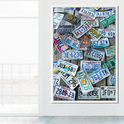 License Plates - NicheCanvas