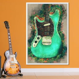 Kurt Cobain's Guitar - Abraham Szomor - NicheCanvas