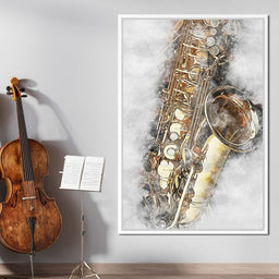 Saxophone - Mateo - NicheCanvas
