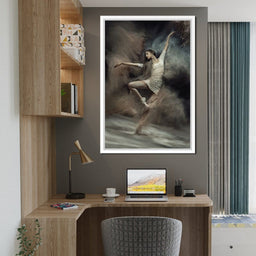 Ballet Dancer in the Desert - NicheCanvas