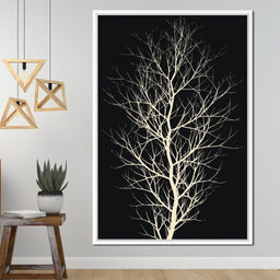The Black Tree - Kubistika - NicheCanvas