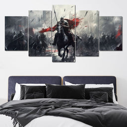 Majestic Warfare in Monochrome - NicheCanvas