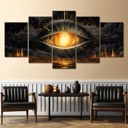 Eyes on the Midnight Castle - Raven Blackwood - NicheCanvas