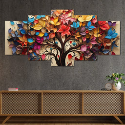 Four Seasons of the Tree of Life - NicheCanvas