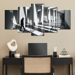 Stride Through Concrete - NicheCanvas