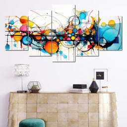 Symmetric Crimson Splendor - NicheCanvas