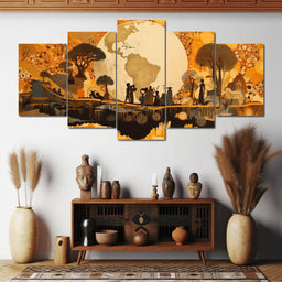African Landscape - Sakeem Gibbs - NicheCanvas