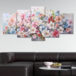 Serene Pastoral Petal Harmony - NicheCanvas