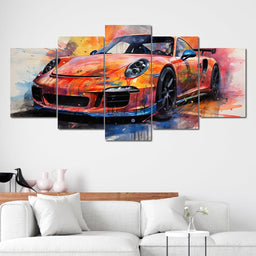 Car Collection 02 - Rider Art - NicheCanvas