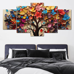 Four Seasons of the Tree of Life - NicheCanvas