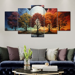 Four Seasons Forest - NicheCanvas