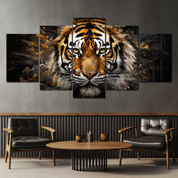 Midnight Tiger Majesty - NicheCanvas