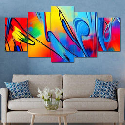 Colorful Contemporary Art 030 - Johanjjf - NicheCanvas