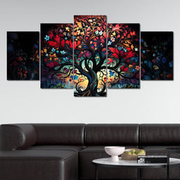 Four Seasons of the Tree of Love - NicheCanvas