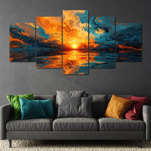 Molten Twilight - TooplesArt Canvas Print