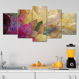 Fallen Autumn Leaves - NicheCanvas