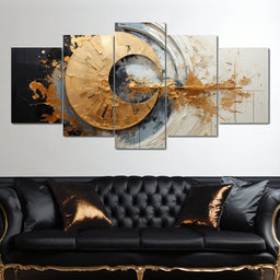 Golden Vortex of Dreams - Tanni Cylon - NicheCanvas