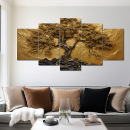 Golden Tree of Life - NicheCanvas