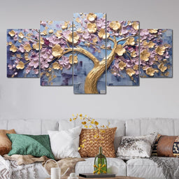 Golden Lavender Euphoria - NicheCanvas