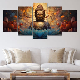 Buddha's Radiant Harmony - NicheCanvas