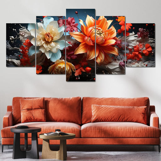 Five Panel Wall Art – Five piece wall art and multi panel canvas prints ...