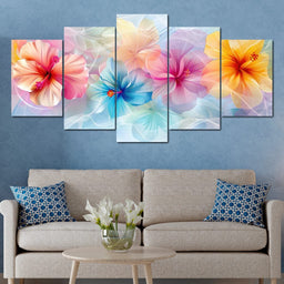 A Fantasy of Flowers - Tooples Art - NicheCanvas