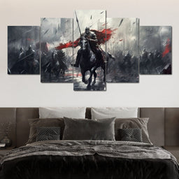 Majestic Warfare in Monochrome - NicheCanvas