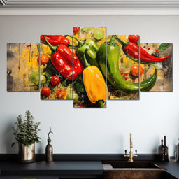 Vibrant Harvest Symphony - Wildrose Creations - NicheCanvas