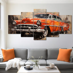 Car Collection 12 - Rider Art - NicheCanvas