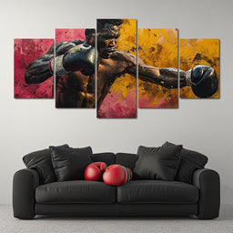 Golden Fury of the Ring - NicheCanvas