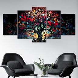 Four Seasons of the Tree of Love - NicheCanvas