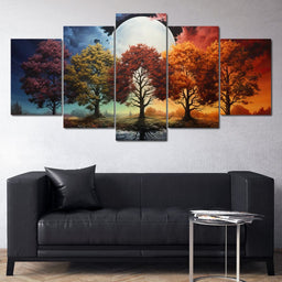 Four Seasons Forest - NicheCanvas