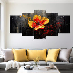 Amber Ignite in Nocturne - NicheCanvas