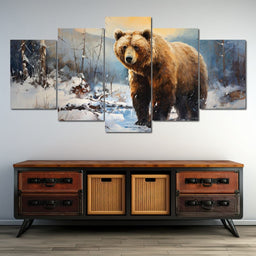 Winter Sovereign's Stroll - NicheCanvas