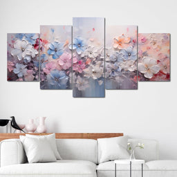 Serene Petals in Pastoral Scenes - NicheCanvas
