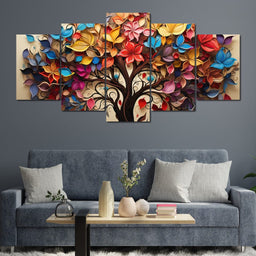 Four Seasons of the Tree of Life - NicheCanvas