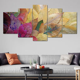 Fallen Autumn Leaves - NicheCanvas