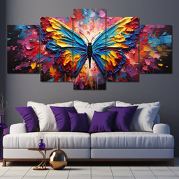 Vibrant Metamorphosis Burst - NicheCanvas
