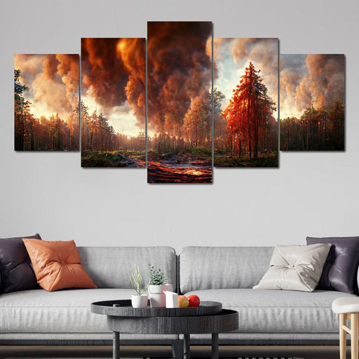 Wildfire Canvas Print