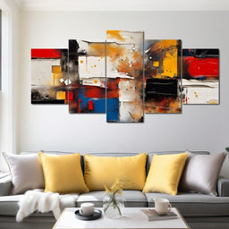 Colorful Modern Art 004 - Johanjjf - NicheCanvas