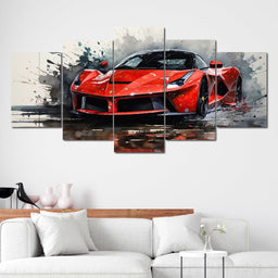 Car Collection 21 - Rider Art - NicheCanvas