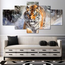 Winter Majesty in Stride - NicheCanvas