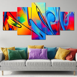 Colorful Contemporary Art 030 - Johanjjf - NicheCanvas