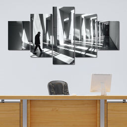 Stride Through Concrete - NicheCanvas